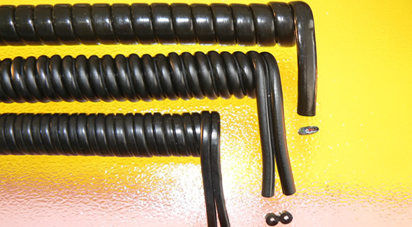 Design und Produktion Spiral Kabel Erweiterbare Kabel